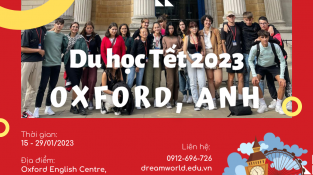 DU HỌC TẾT 2023 TẠI THÀNH PHỐ OXFORD, ANH