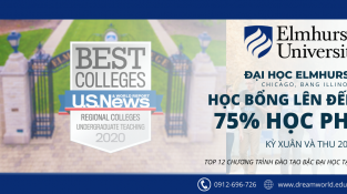 [mới]Học bổng tới 75% học phí từ Đại học Elmhurst: Top 12 đào tạo đại học tại Mỹ