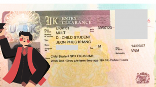 Tin visa 17/8: Phúc Khang đậu học bổng và visa Anh tới trường THPT nội trú Top 1: Oxford International College