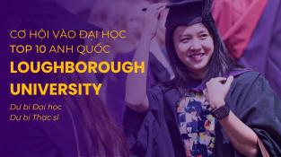 Học bổng 25% học phí chuyển tiếp vào Top 10 tại Anh: Loughborough University